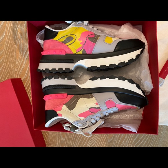 VALENTINO GARAVANI Rockrunner Up leather sneakers - Picture 6 of 15